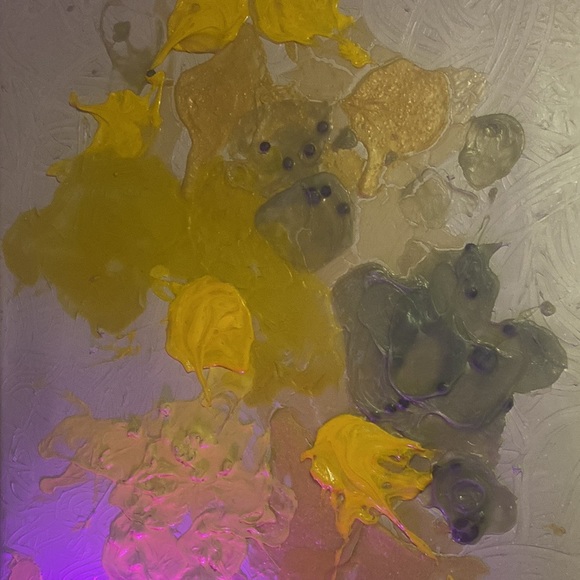 Original vintage fine art painting by Lucy Baker signed in verso and dated 1983 - Picture 2 of 5